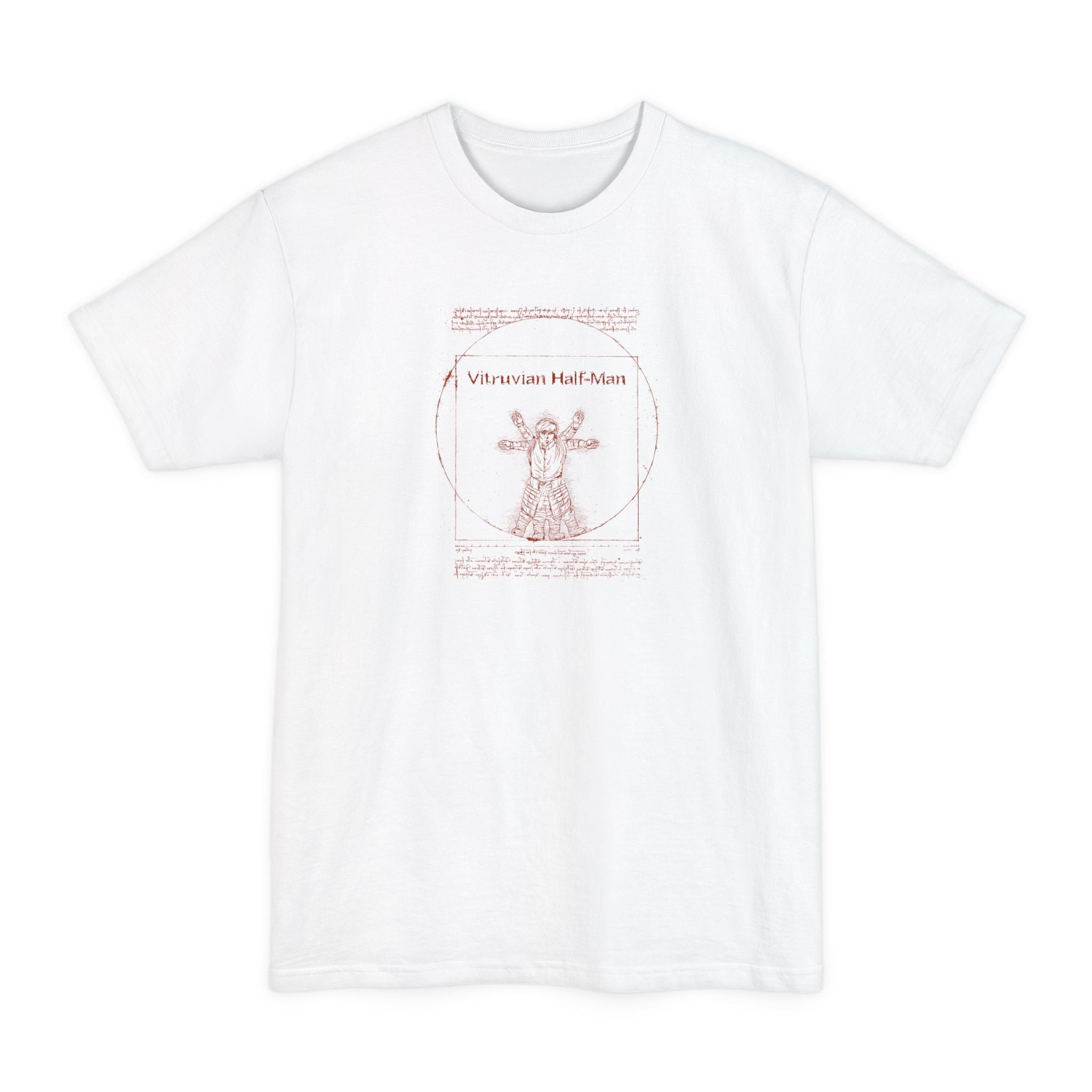 Vitruvian Half-Man - Men's Tall T-Shirt