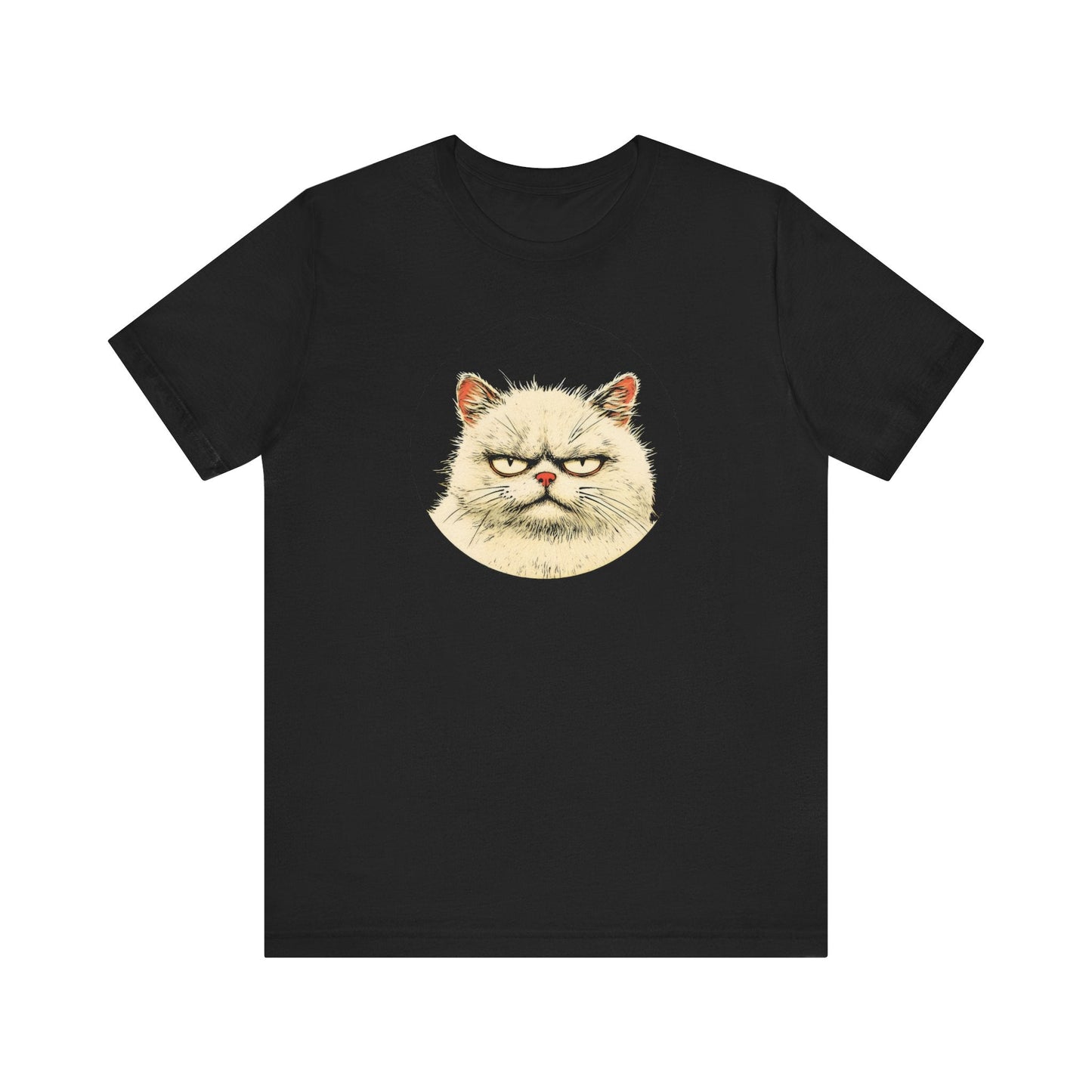 Grumpy Persian Cat Graphic Tee Ã¢â‚¬â€œ Vintage Style Cat Lover Shirt