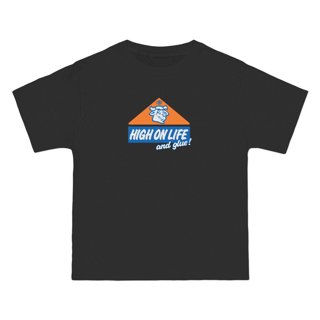 High On Life (And Glue) - Men's Heavyweight T-Shirt