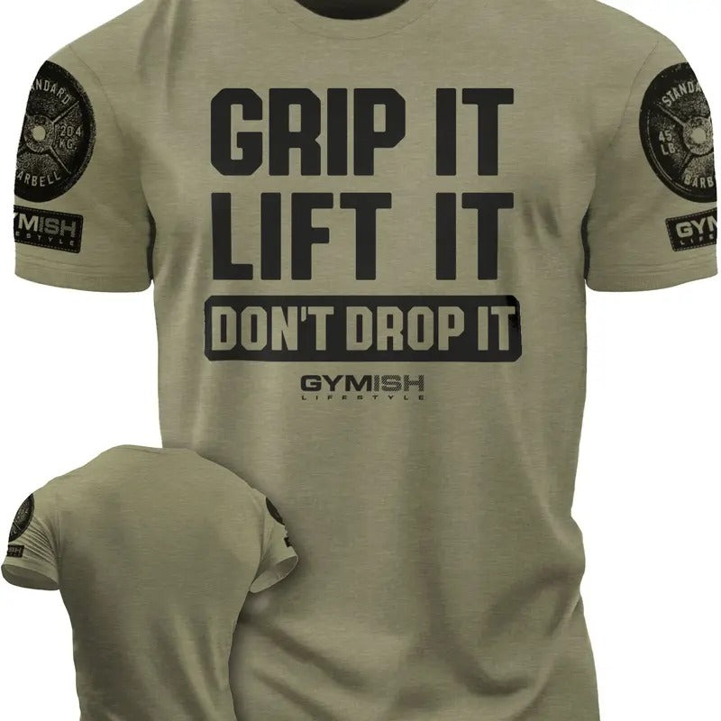 108. Grip It Funny Motivational Workout Gym T-Shirt for Men Hoodie, Sweatshirt | UrbanDripWear.com