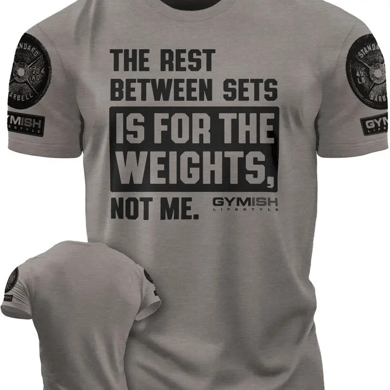 109. Rest Between Sets Funny Motivational Workout Gym T-Shirt for Men Hoodie, Sweatshirt | UrbanDripWear.com