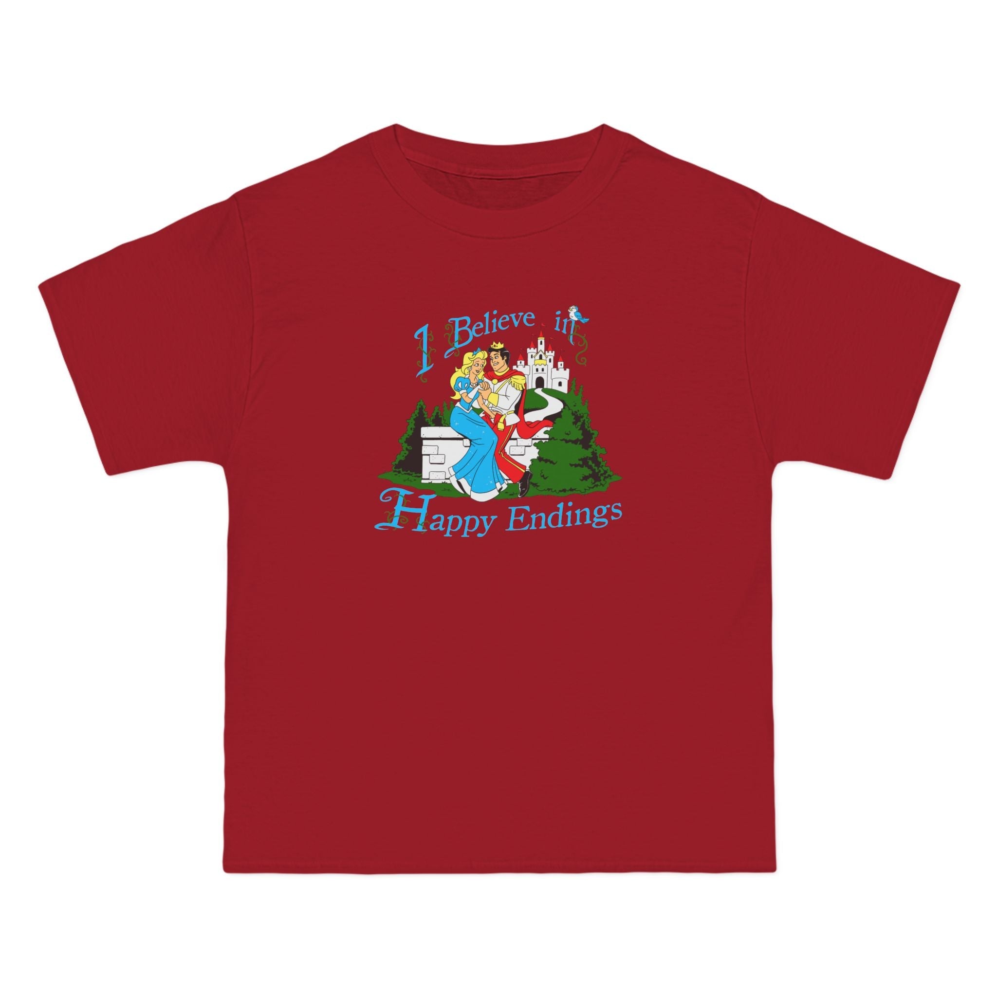 I Believe In Happy Endings - Men's Heavyweight T-Shirt