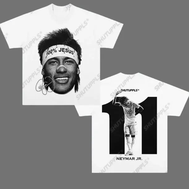 11 Neymar T-Shirt, Neymar 2-Sided Vintage Tee, Unisex Soccer Shirt, Graphic Tees, Menswear Womenswear Streetwear Hoodie,...