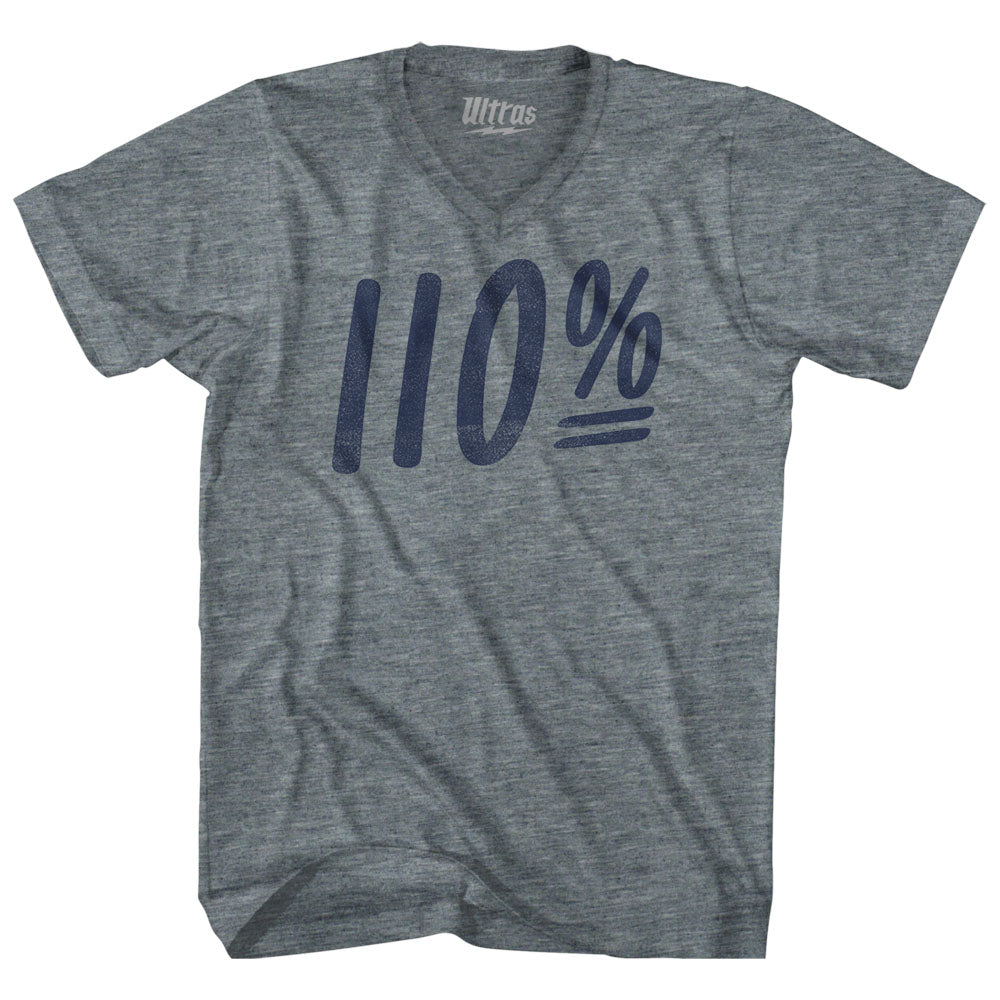 100% Adult Tri-Blend V-neck T-shirt