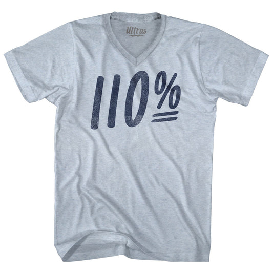 100% Adult Tri-Blend V-neck T-shirt Style004