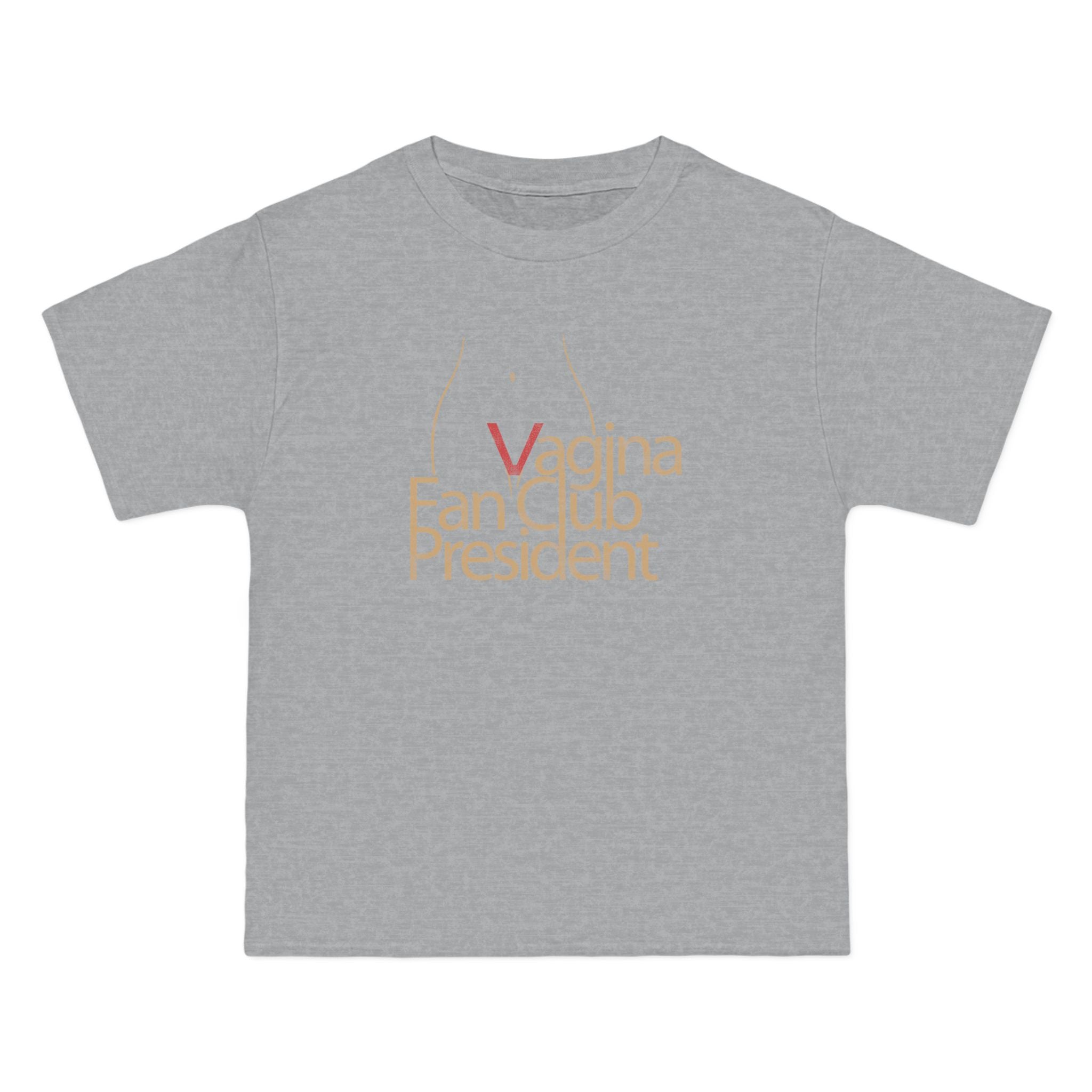 Vagina Fan Club President - Men's Heavyweight T-Shirt