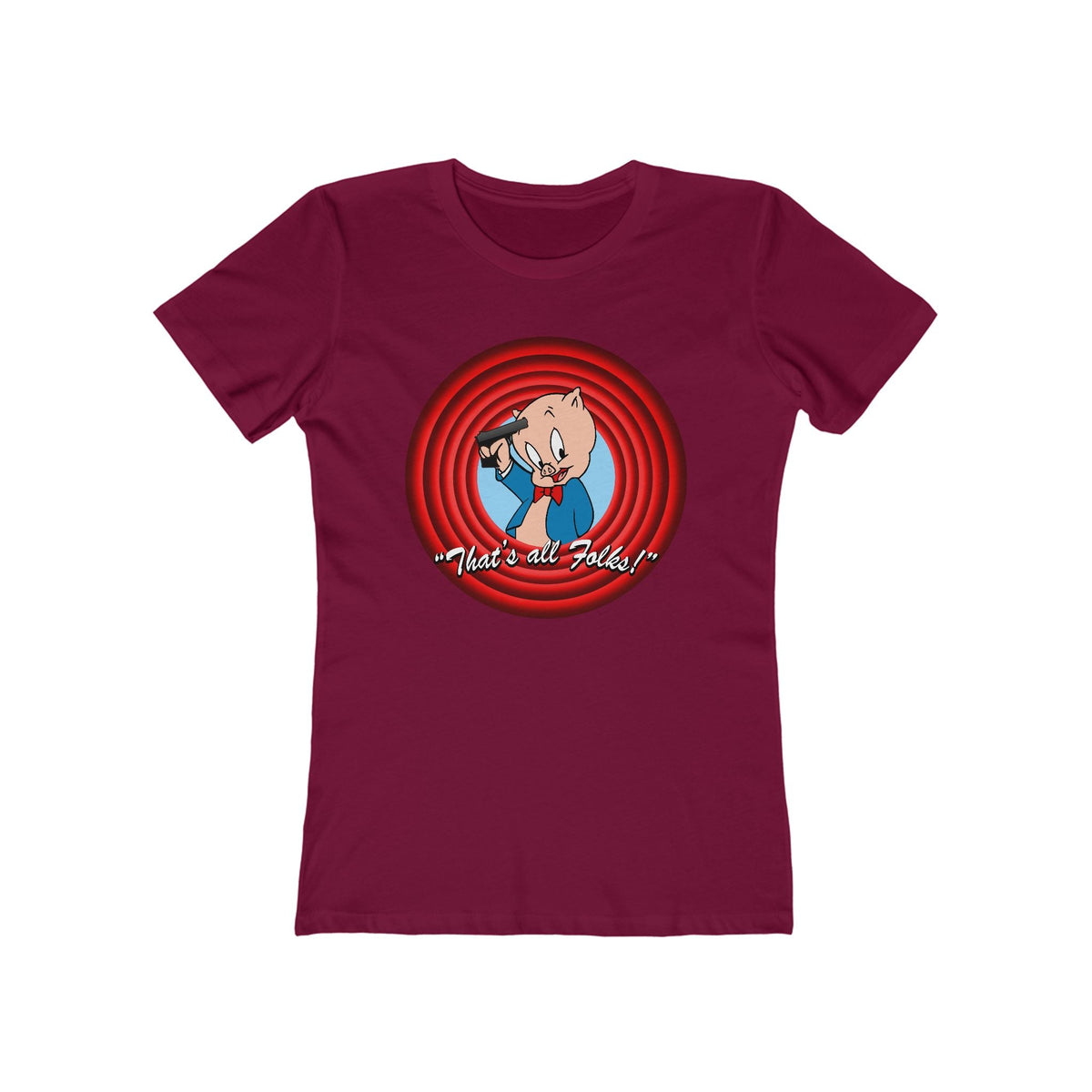 That's All Folks (Porky Pig) - Women’s T-Shirt