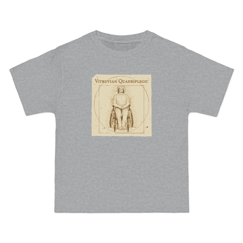Vitruvian Quadriplegic - Men's Heavyweight T-Shirt