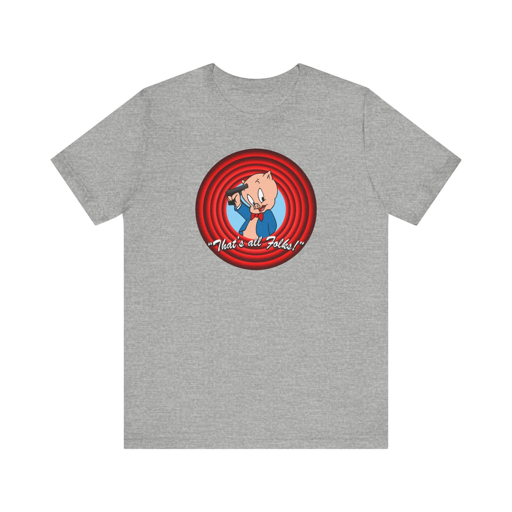 That's All Folks (Porky Pig)  - Men's T-Shirt