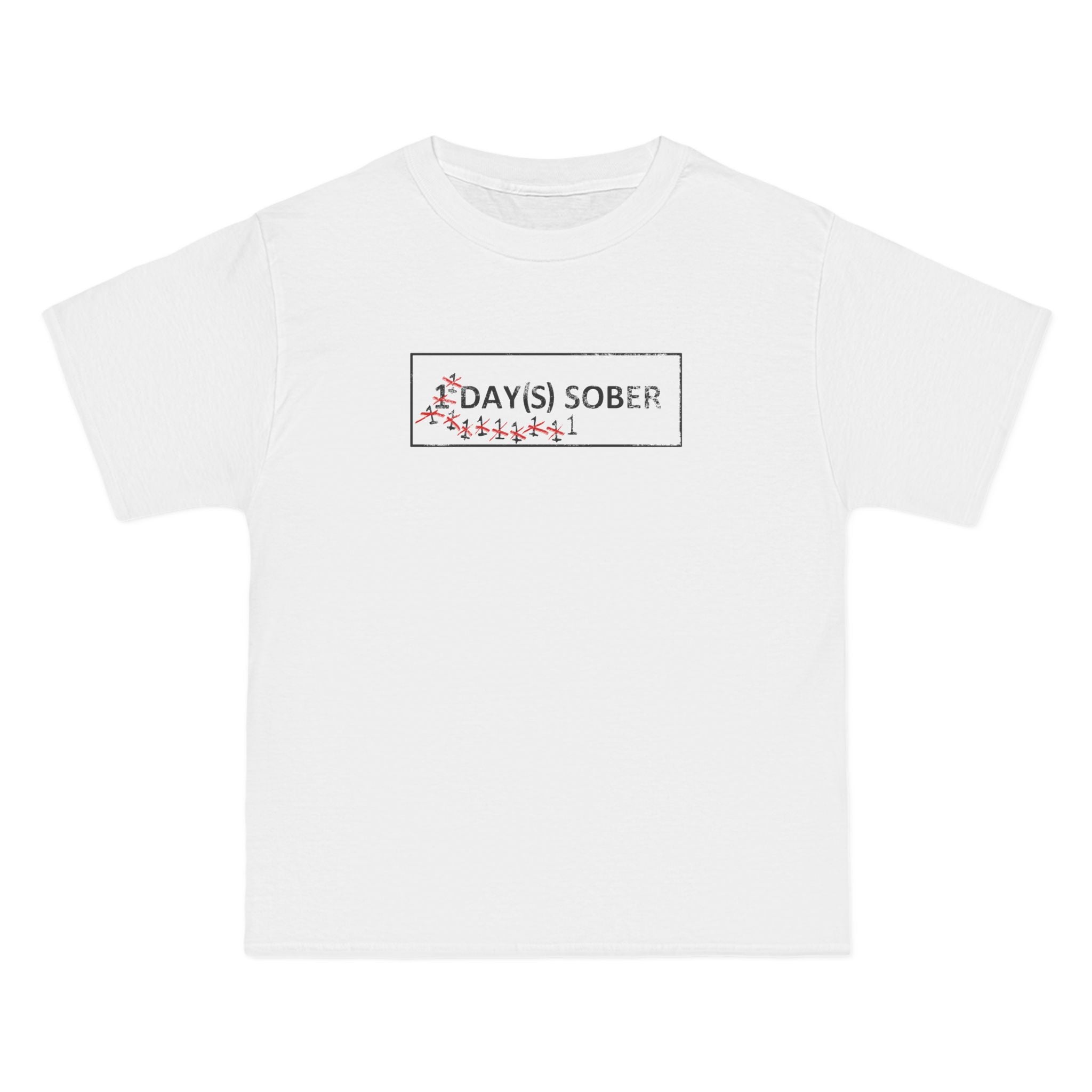 1 Day(S) Sober - Men's Heavyweight T-Shirt