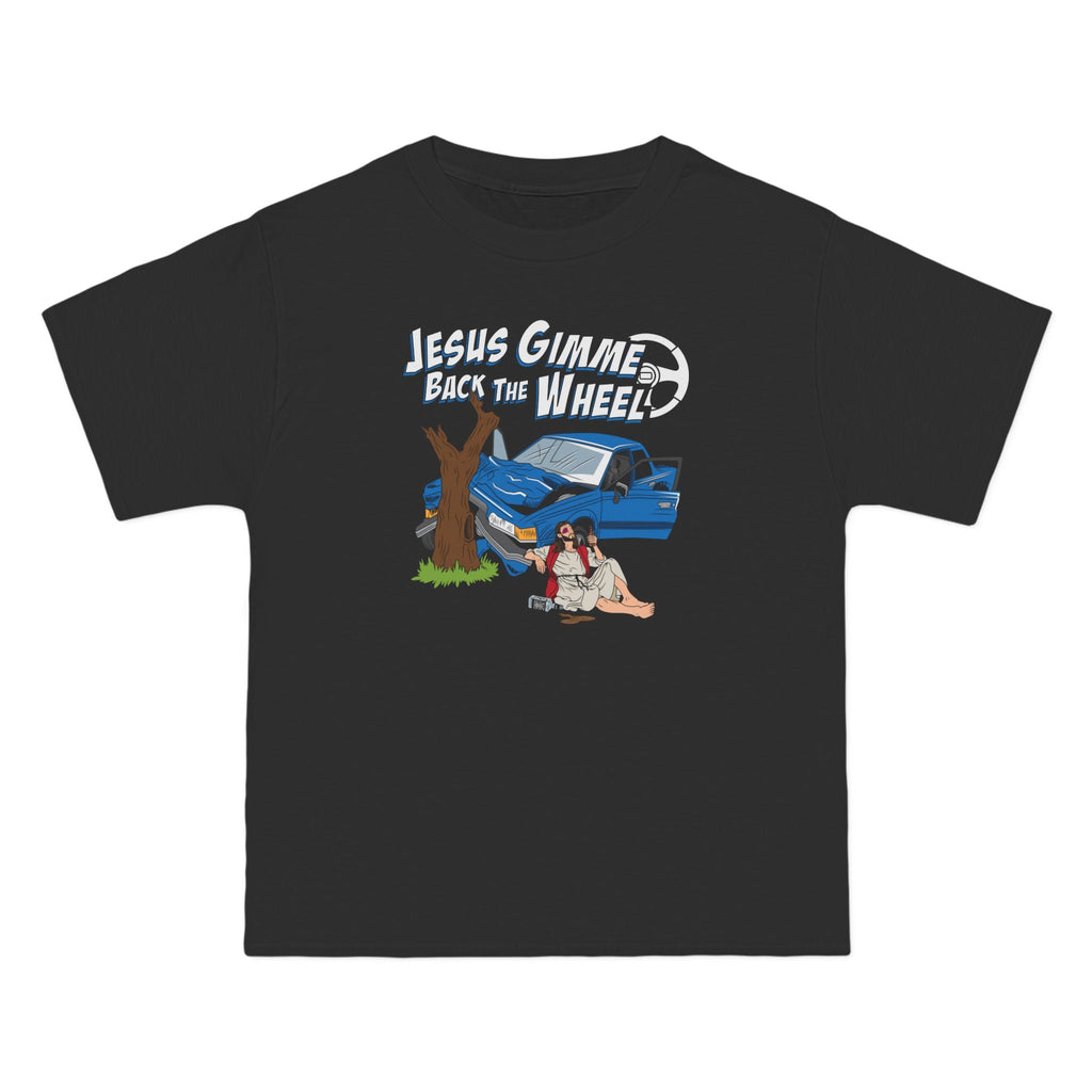 Jesus Gimme Back The Wheel - Men's Heavyweight T-Shirt