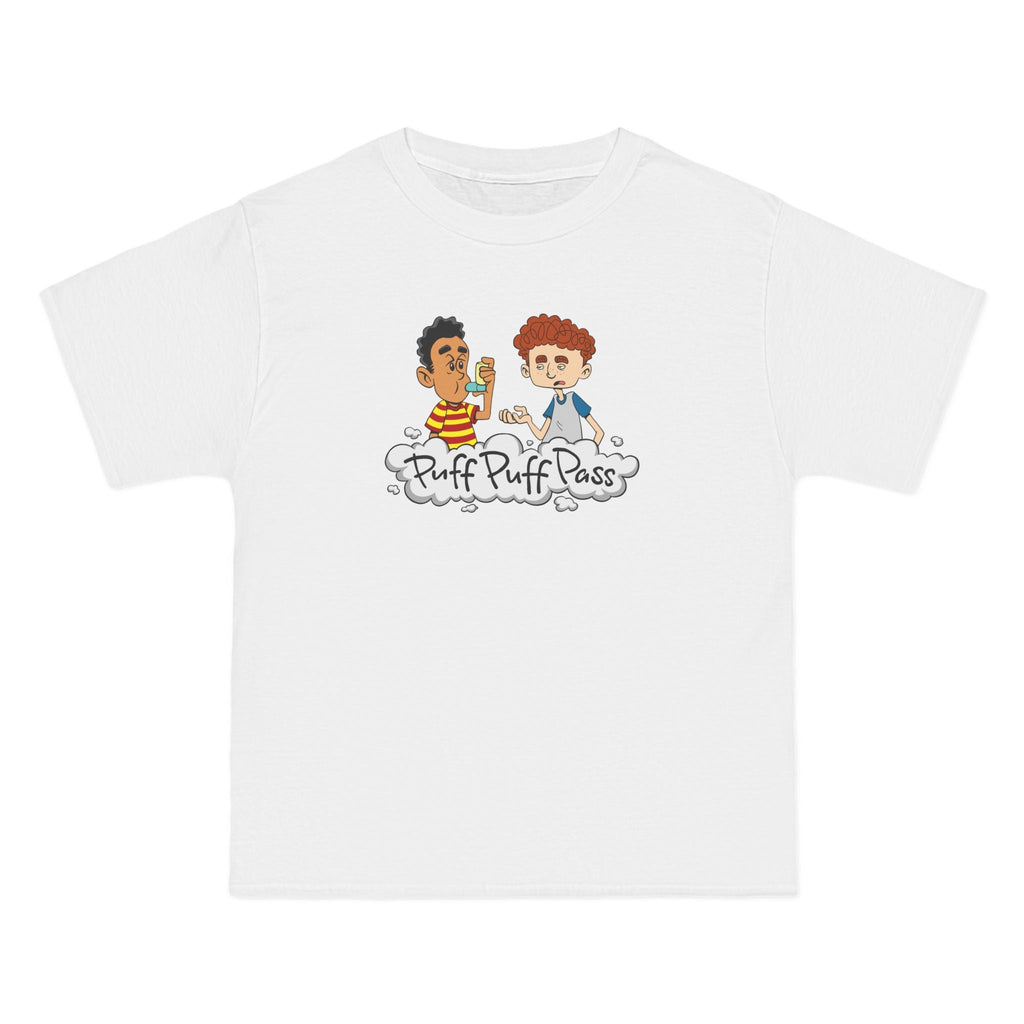 Puff Puff Pass (Inhaler) - Men's Heavyweight T-Shirt