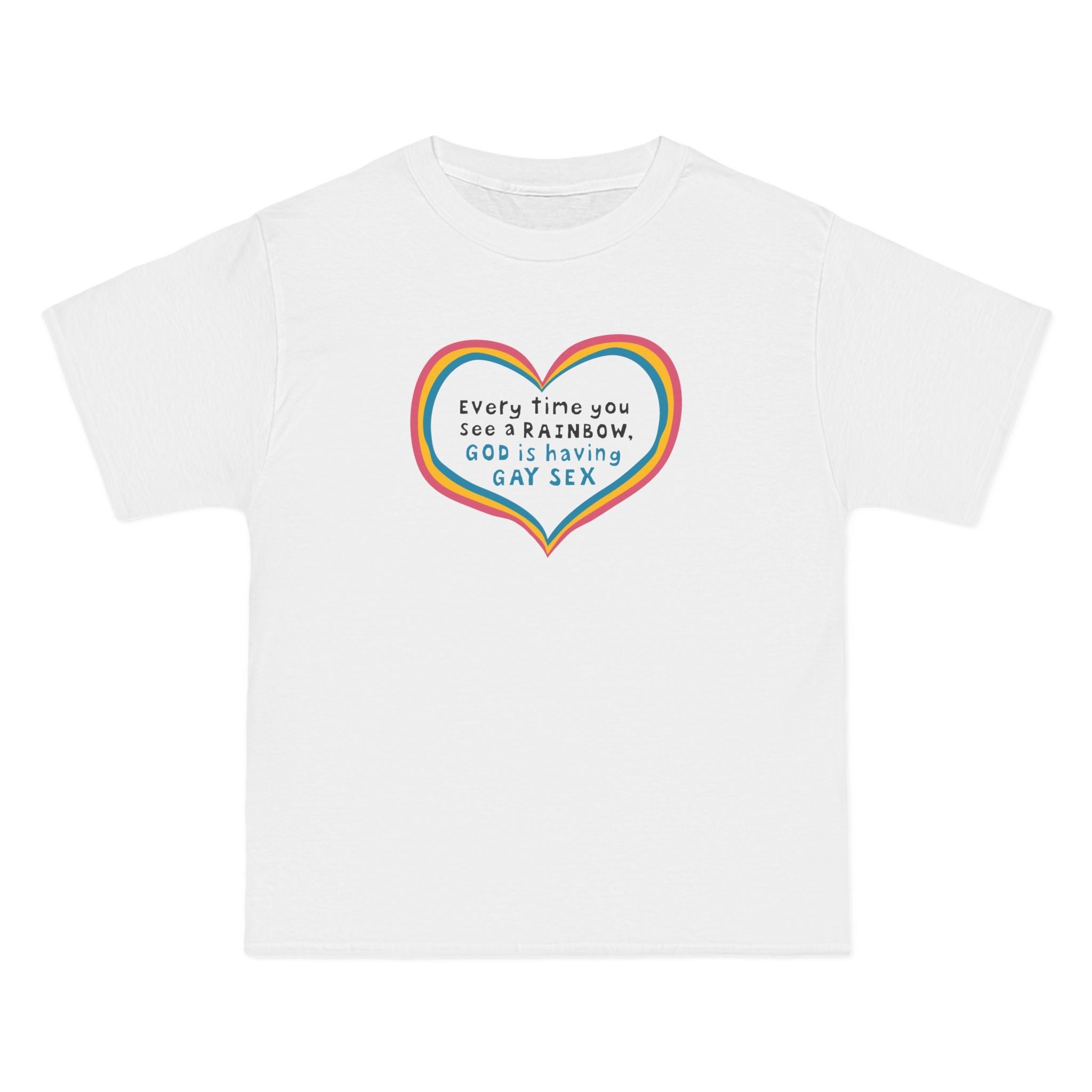 Every Time You See A Rainbow - Men's Heavyweight T-Shirt