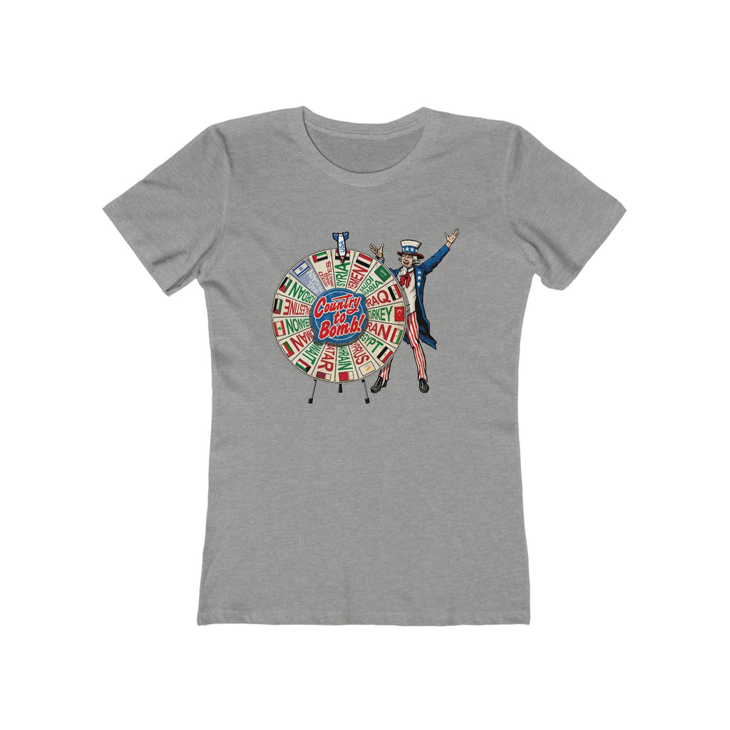 Middle East Country To Bomb Wheel (Syria) - Women's T-Shirt
