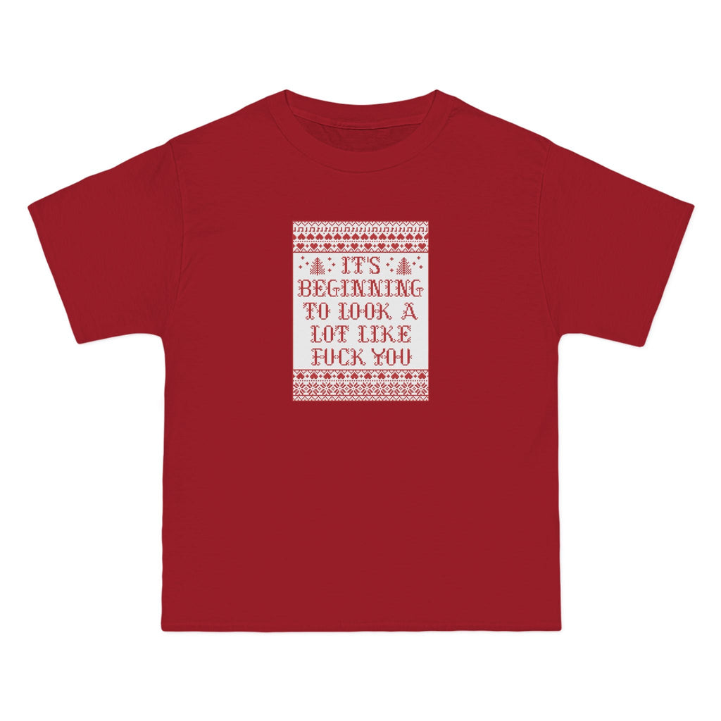 It's Beginning To Look A Lot Like Fuck You - Men's Heavyweight T-Shirt