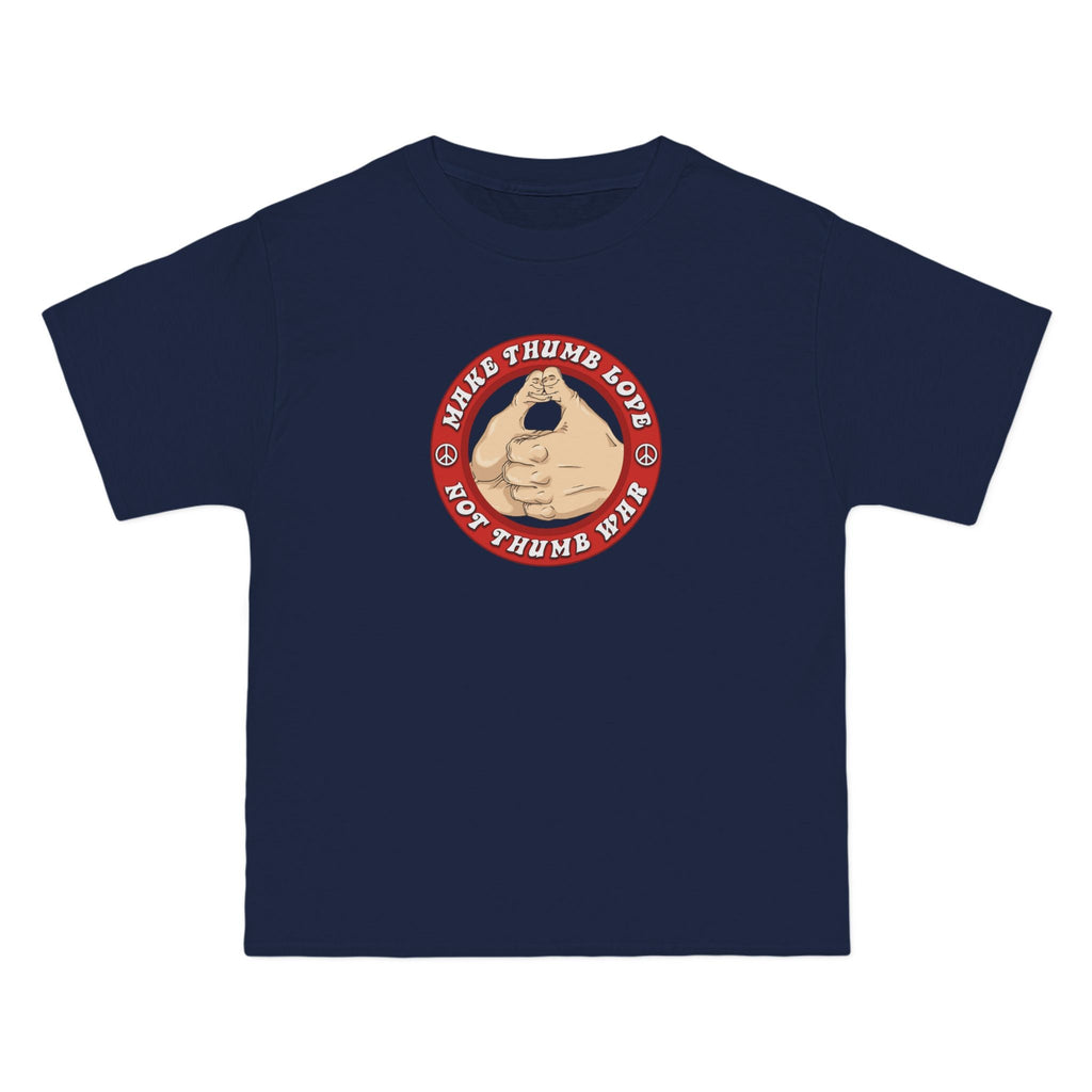 Make Thumb Love - Not Thumb War - Men's Heavyweight T-Shirt