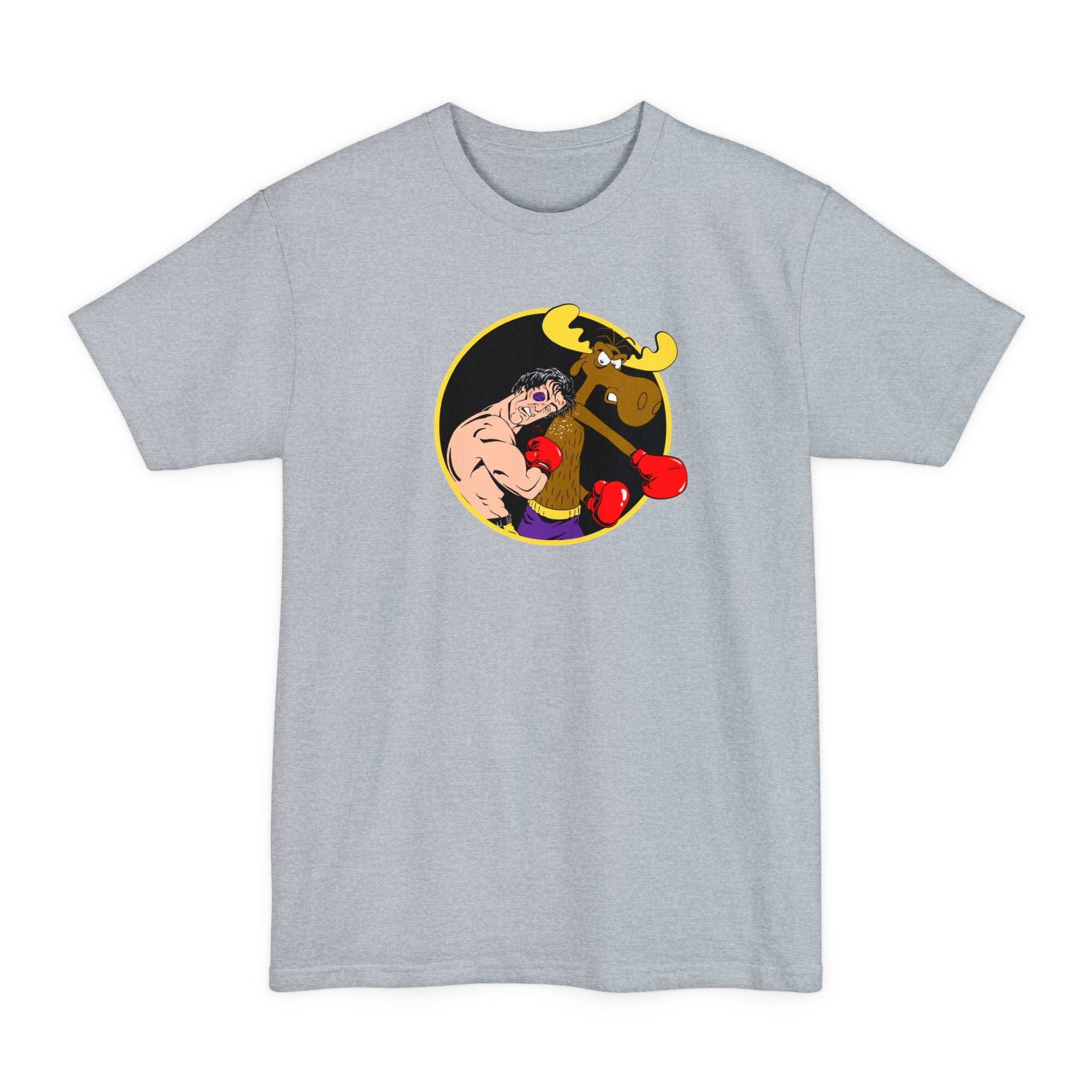 Rocky Vs Bullwinkle - Men's Tall T-Shirt