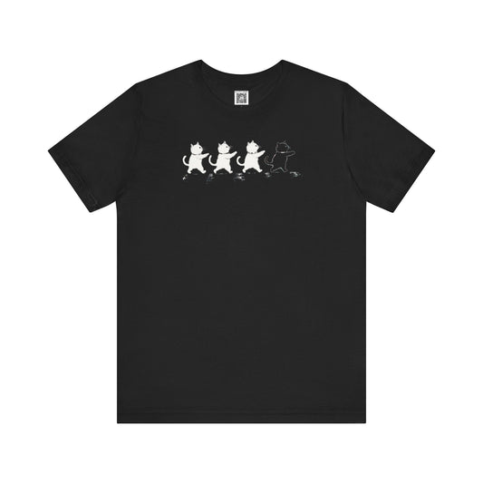 Playful Cat and Dog Graphic Tee