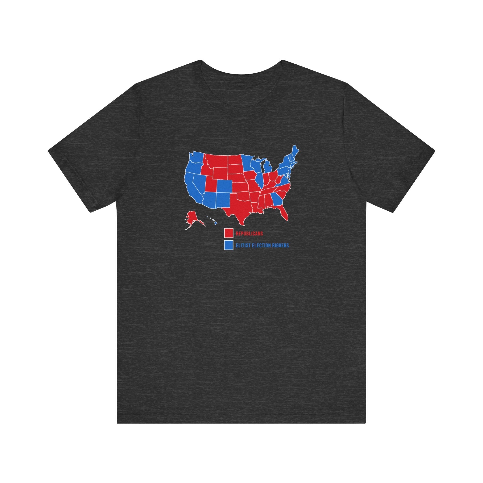 Republicans (Red States) - Elitist Election Riggers (Blue States) - Men's T-Shirt