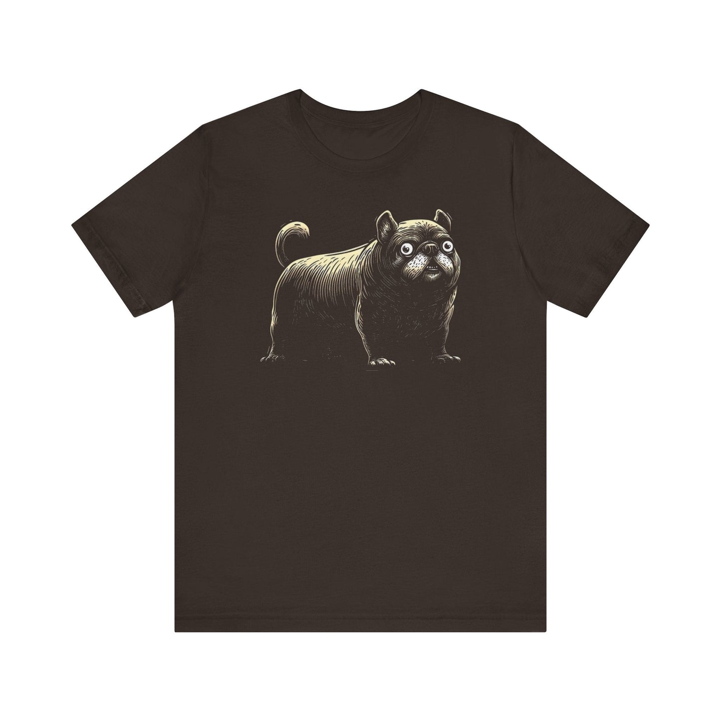 Quirky Pug T-Shirt Ã¢â‚¬â€œ Unique Black Pug Graphic Tee