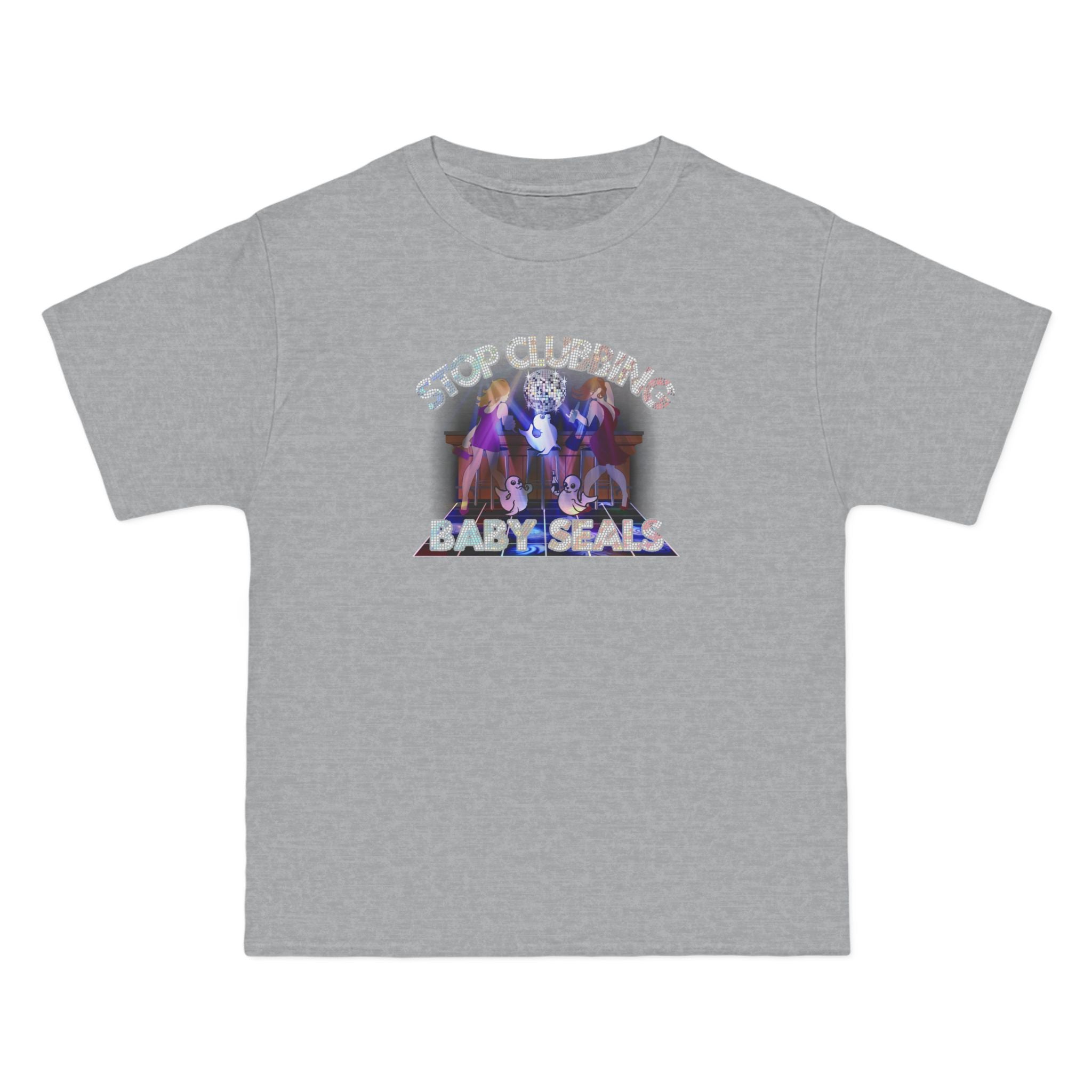 Stop Clubbing Baby Seals - Men's Heavyweight T-Shirt