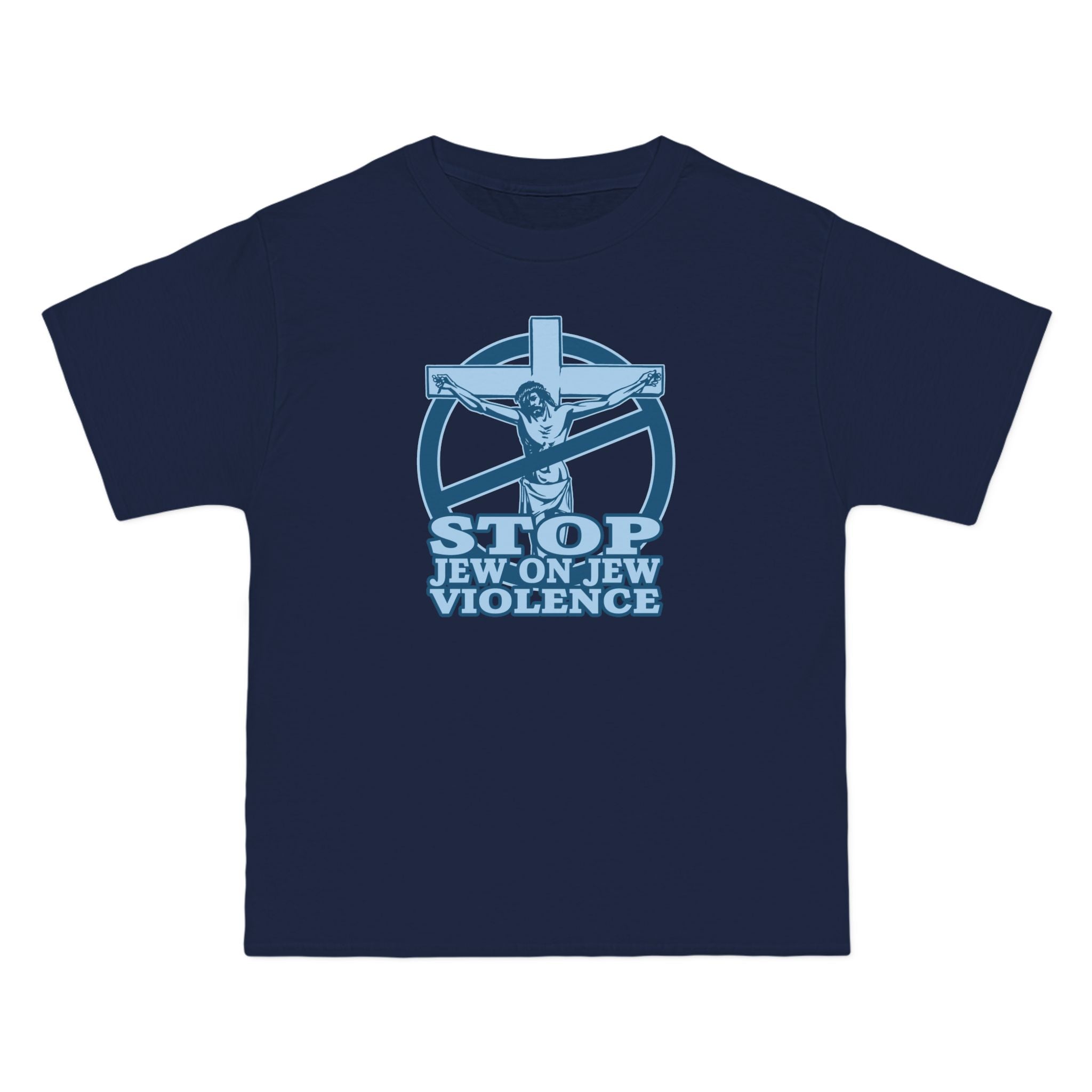 Stop Jew On Jew Violence - Men's Heavyweight T-Shirt
