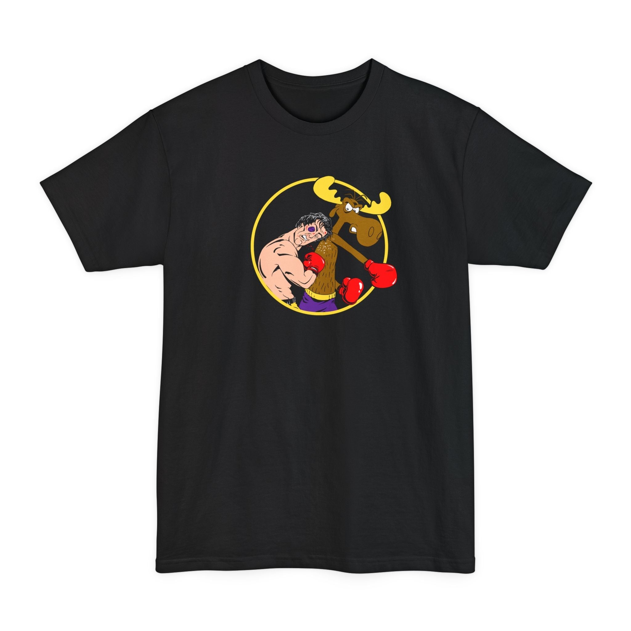 Rocky Vs Bullwinkle - Men's Tall T-Shirt
