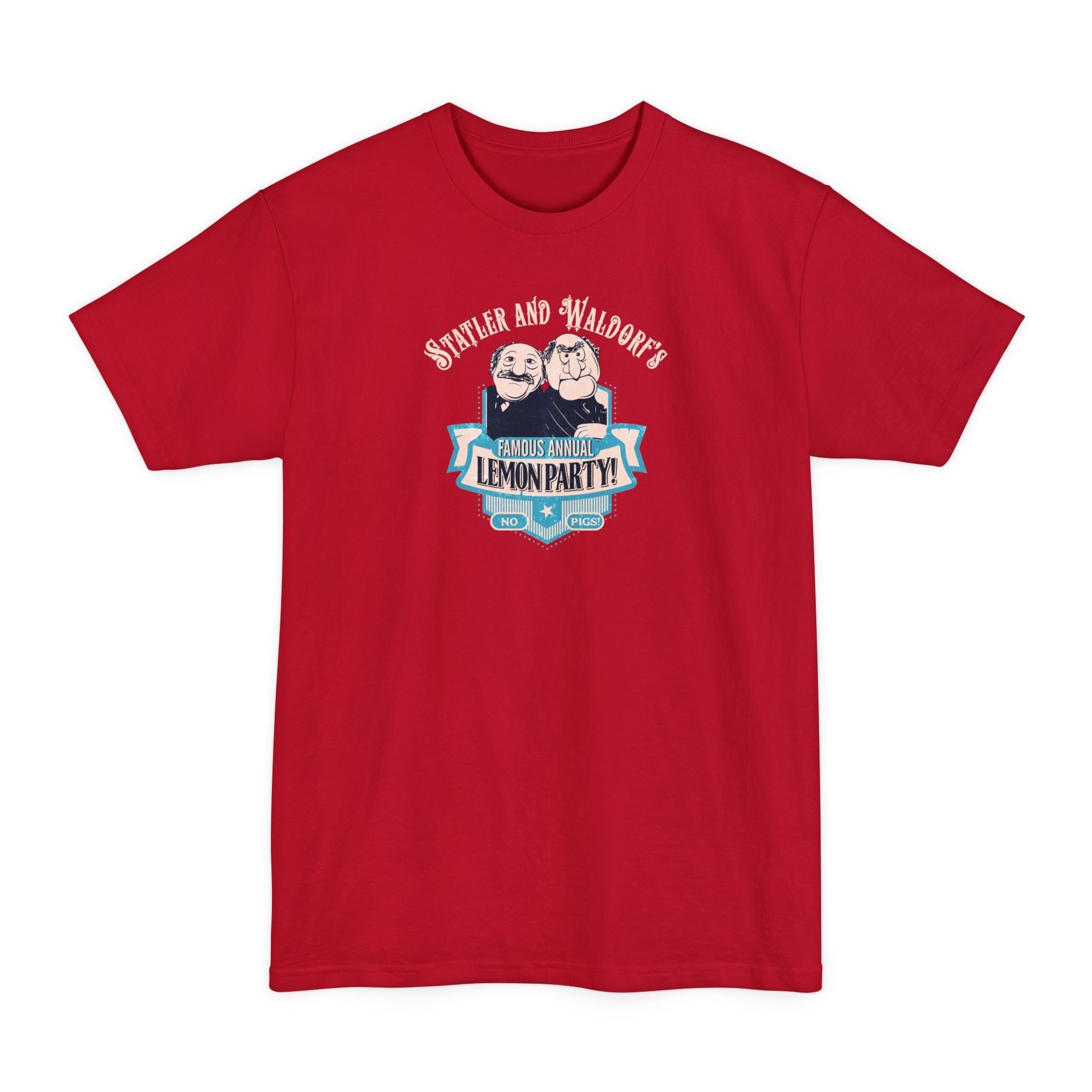 Statler And Waldorf's Famous Annual Lemon Party! (The Muppets) - Men's Tall T-Shirt