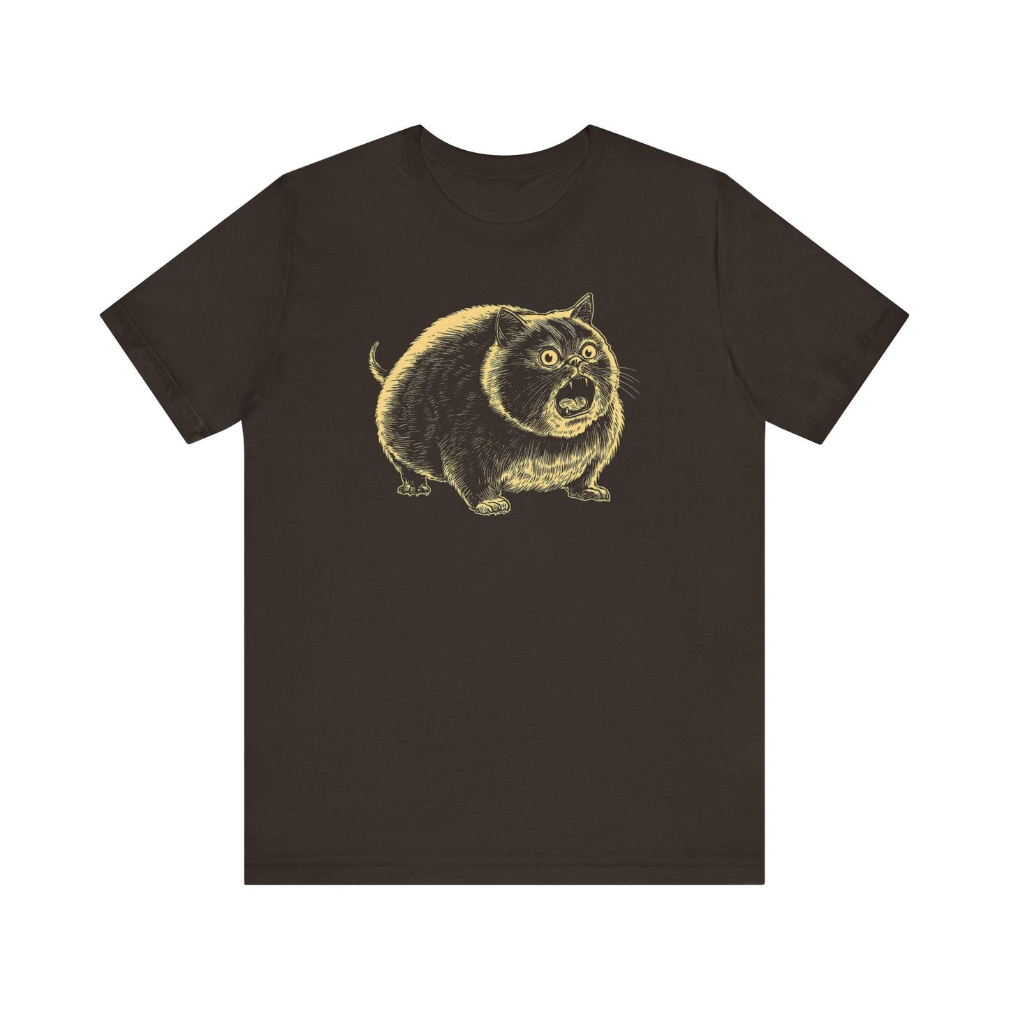 Startled Cat T-Shirt Ã¢â‚¬â€œ Funny Cat Lover Graphic Tee