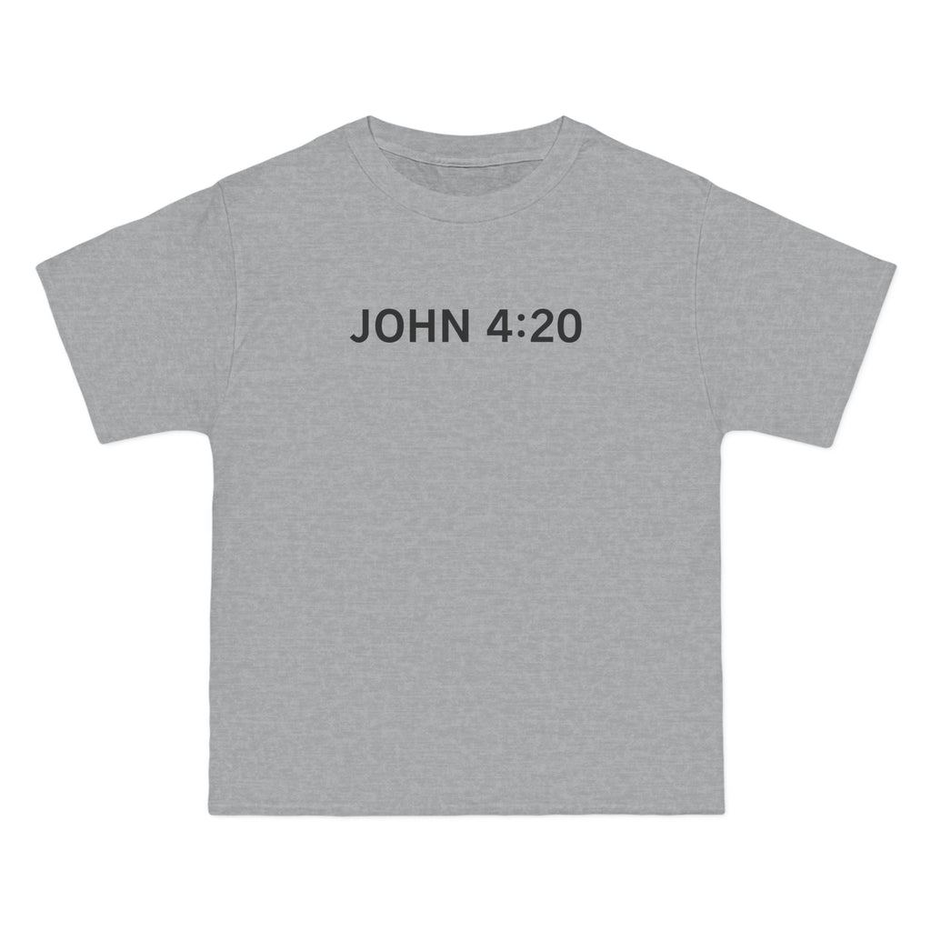 John 4:20 - Men's Heavyweight T-Shirt
