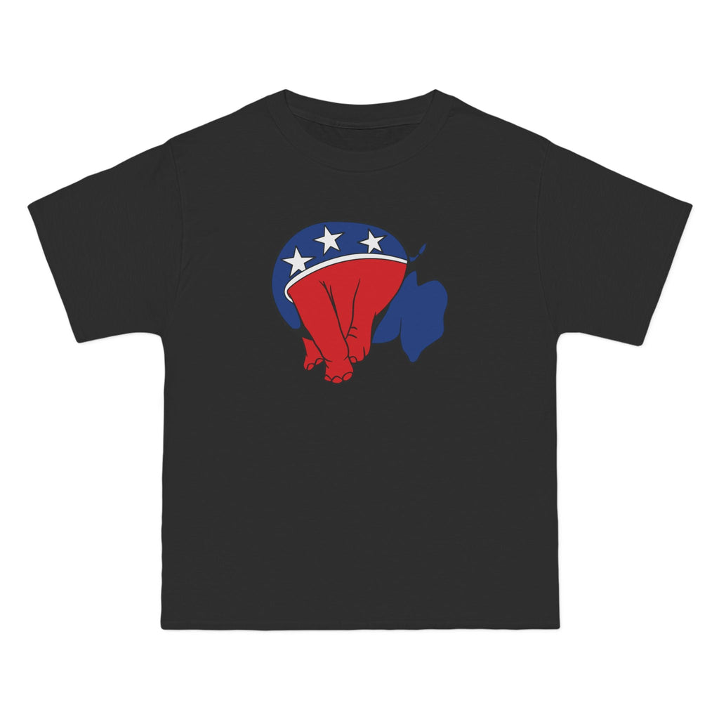 Republican Elephant (Head Up Its Ass) - Men's Heavyweight T-Shirt