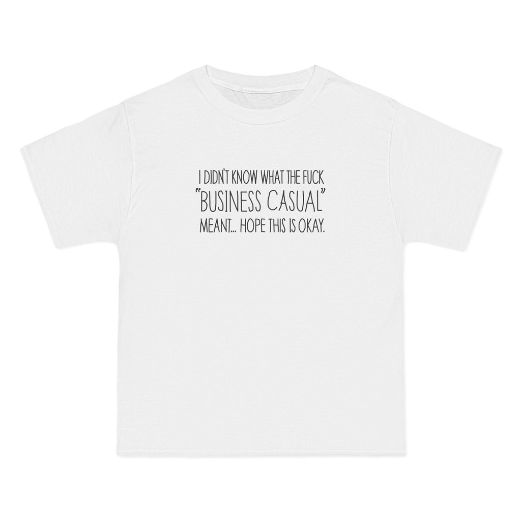 Business Casual - Men's Heavyweight T-Shirt