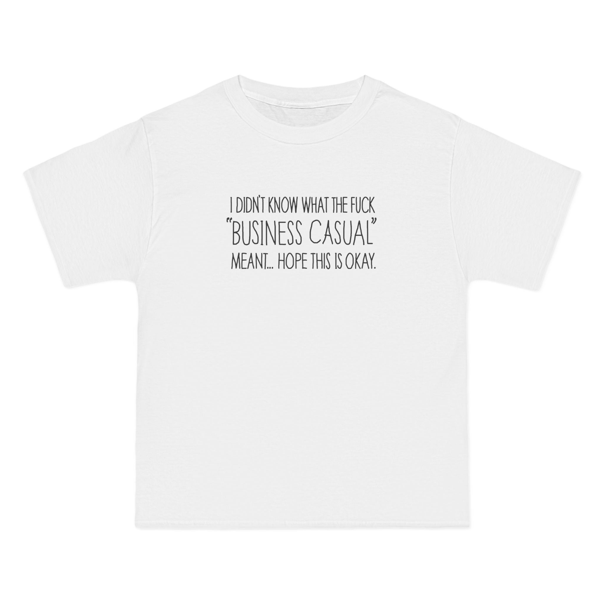 Business Casual - Men's Heavyweight T-Shirt