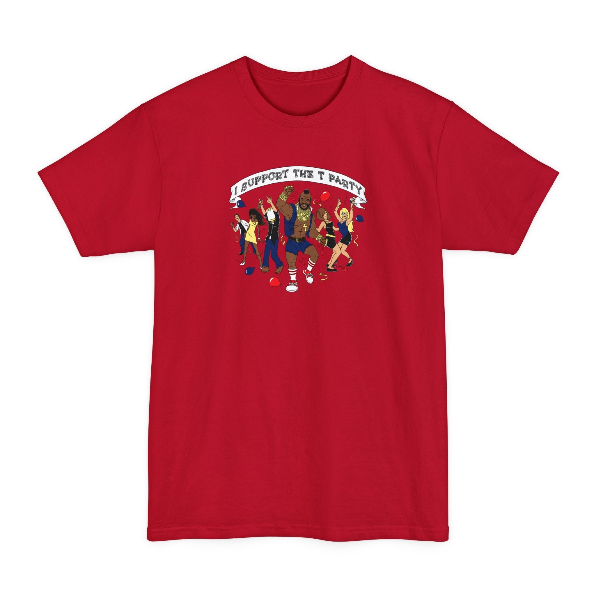 I Support The T Party - Men's Tall T-Shirt