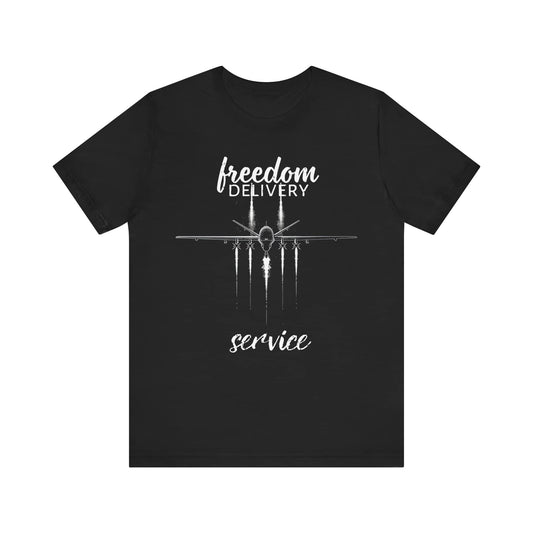 Freedom Delivery Service Unisex Jersey Short Sleeve Tee