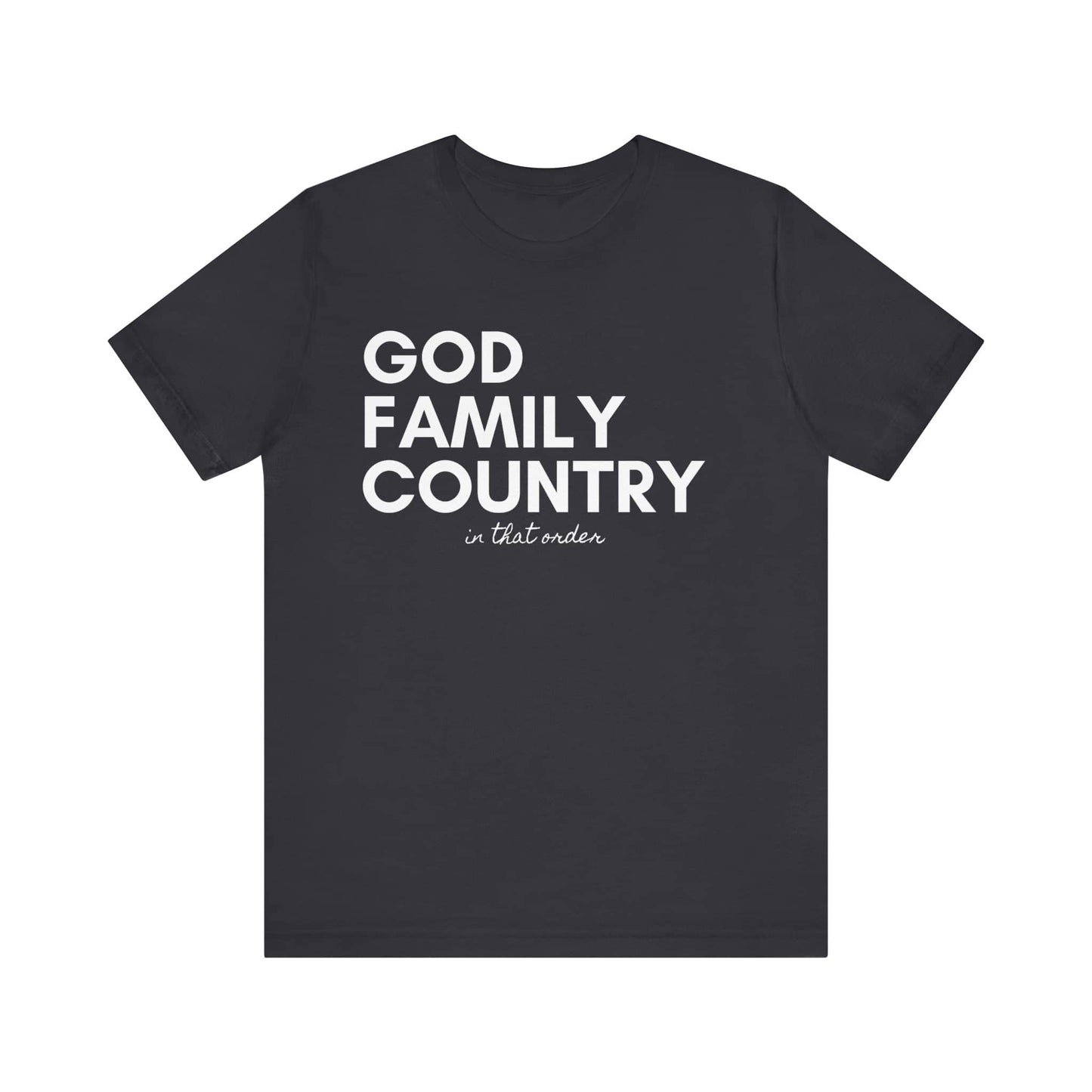 Foundational Values Tee Top Centered Unisex Jersey Short Sleeve Tee