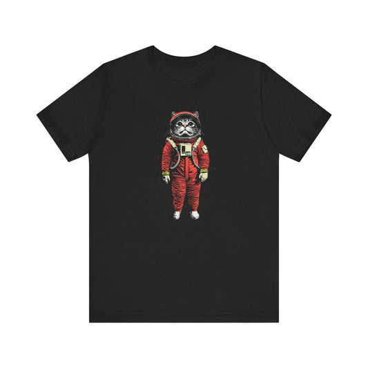 Adorable Cat Astronaut Graphic Tee