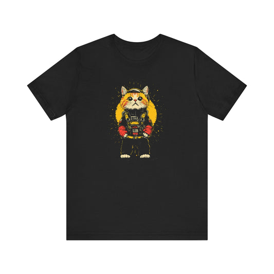 Space Cat Astronaut Graphic Tee