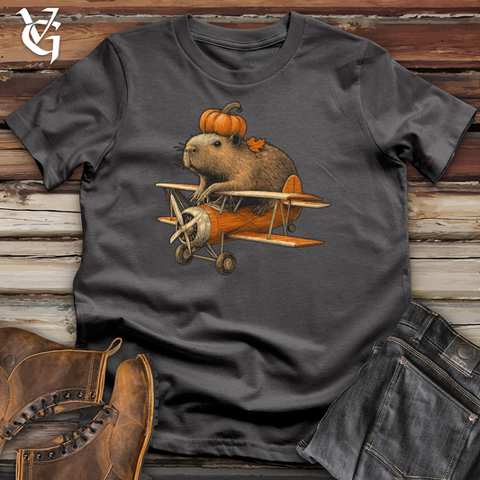 Capybara Pumpkin Aviator Softstyle Tee
