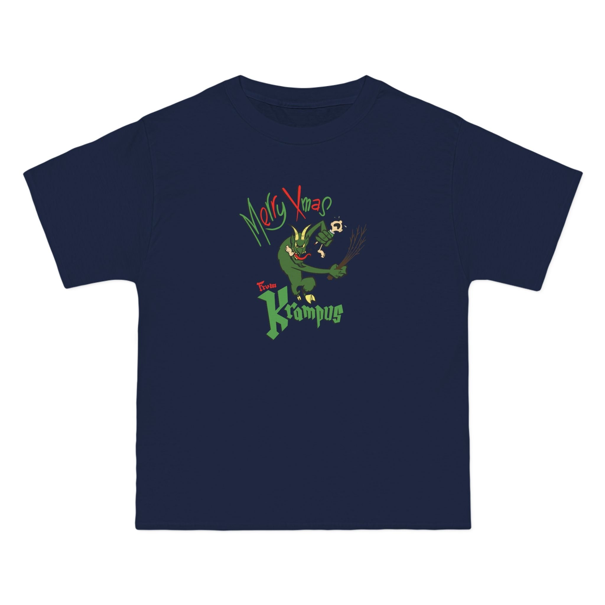 Merry Xmas From Krampus - Men's Heavyweight T-Shirt