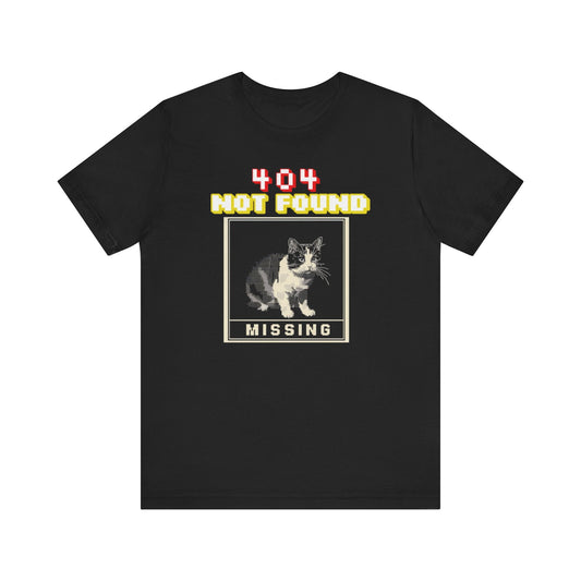 404 Not Found Cat T-Shirt