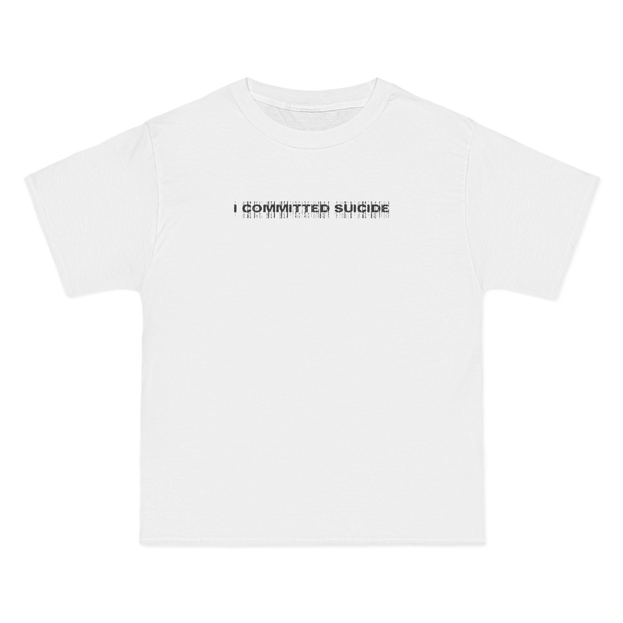 I Committed Suicide - Men's Heavyweight T-Shirt