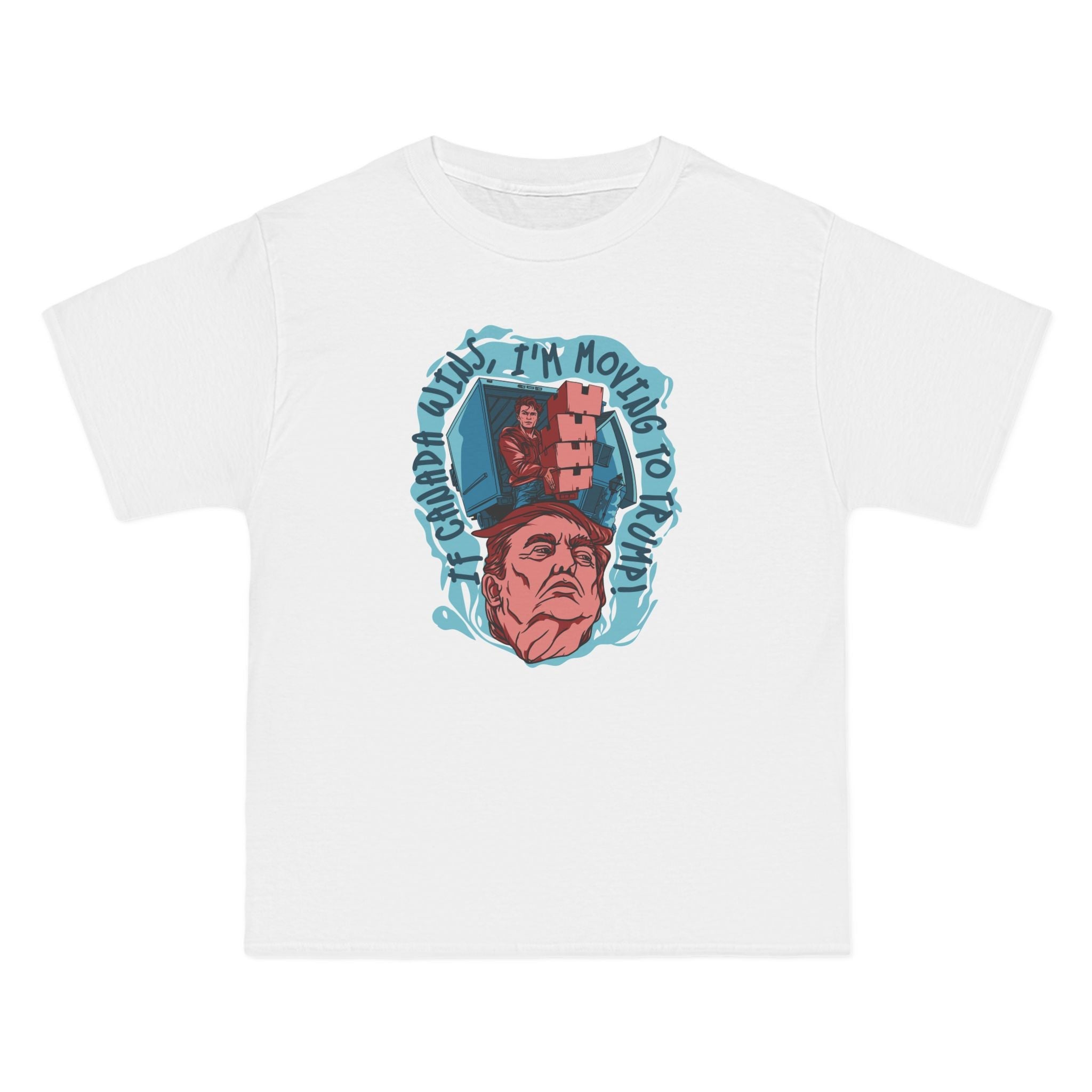 If Canada Wins I'm Moving To Trump - Men's Heavyweight T-Shirt