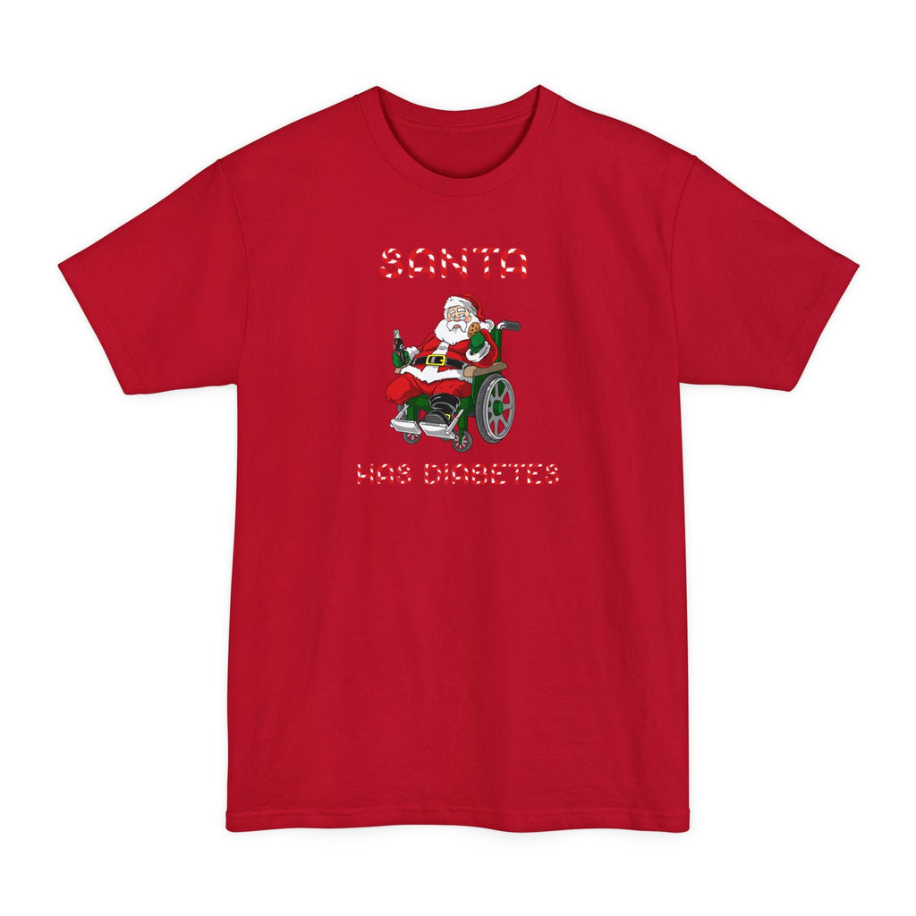 Santa Has Diabetes - Men's Tall T-Shirt