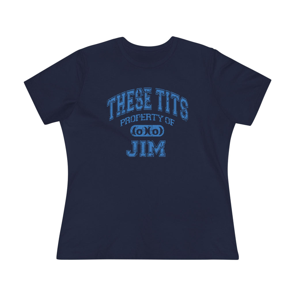 These Tits Property Of (Name) - Women's T-Shirt
