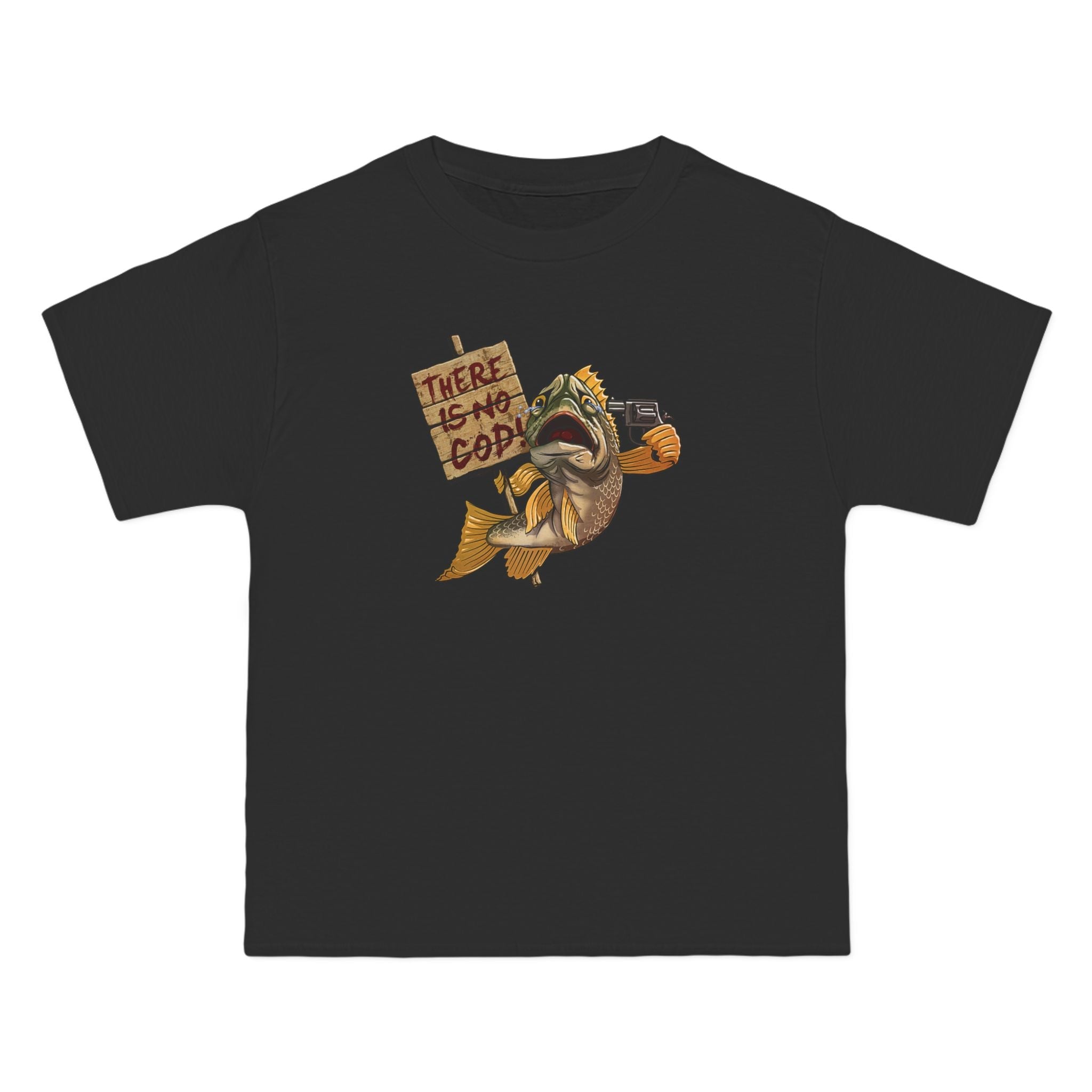 There Is No Cod! - Men's Heavyweight T-Shirt