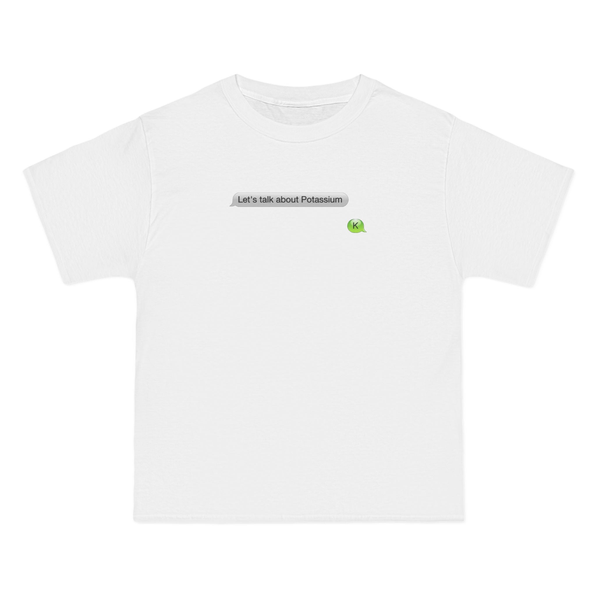 Let's Talk About Potassium - Men's Heavyweight T-Shirt