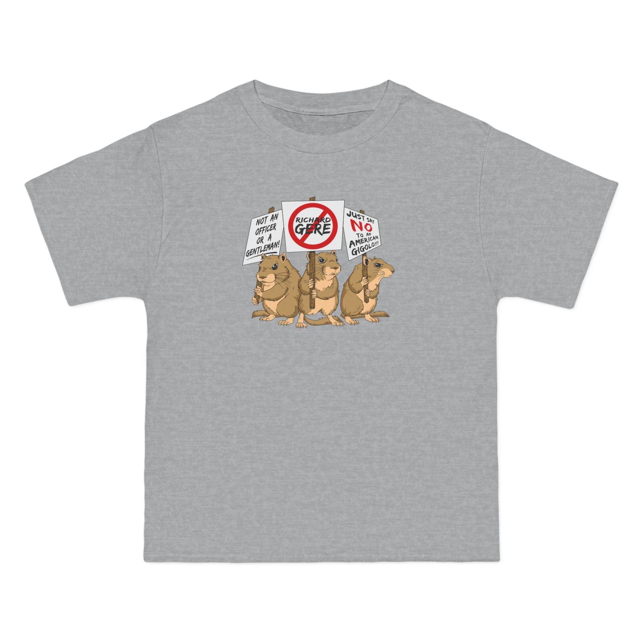 Gerbil Protest (Richard Gere) - Men's Heavyweight T-Shirt