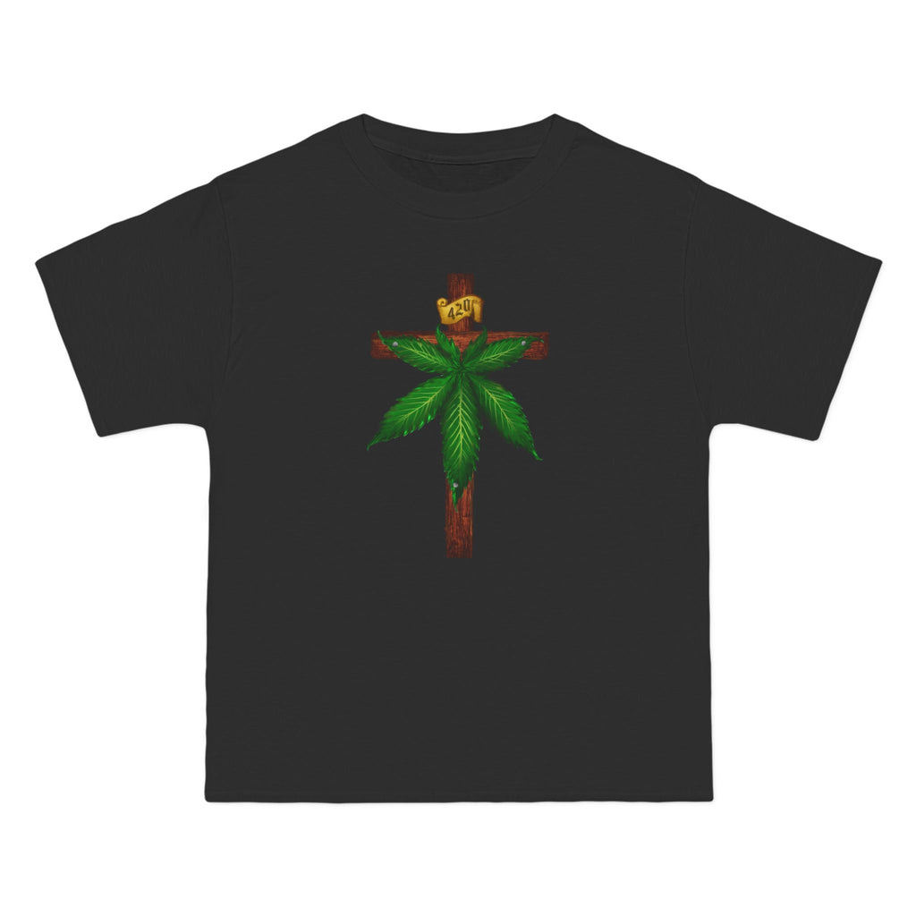 Marijuana Crucifixion - Men's Heavyweight T-Shirt