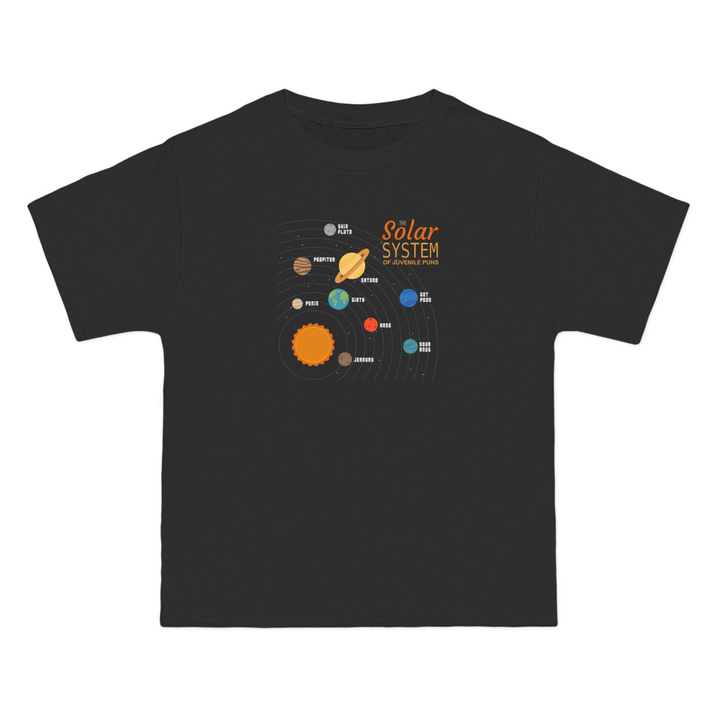The Solar System Of Juvenile Puns - Men's Heavyweight T-Shirt